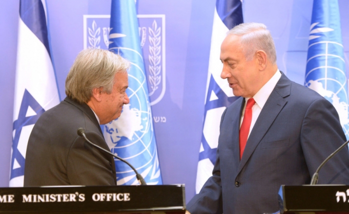BM Genel Sekreteri, Siyonistlerle Görüştü