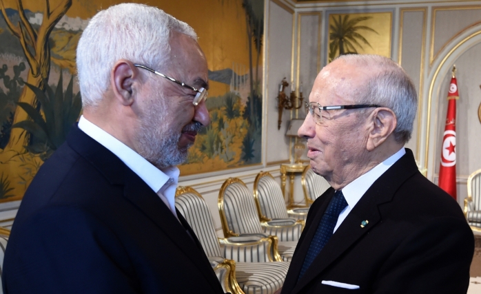 Gannuşi'den Tunus Cumhurbaşkanı Es-Sibsi'ye Destek