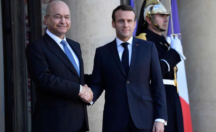 Irak Cumhurbaşkanı Fransa’da