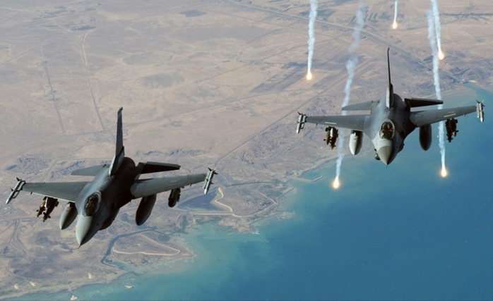 Irak  Hava  Kuvvetleri, Suriye’deki IŞİD Hedeflerini  Vurdu