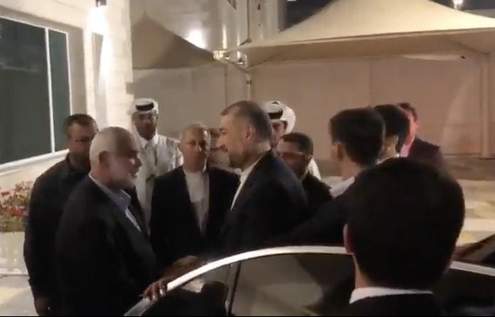 İran Dışişleri Bakanı, Hamas Lideriyle Görüştü