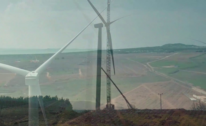 İsrail'in Rüzgar Enerjisi Santrali Protesto Edİldi