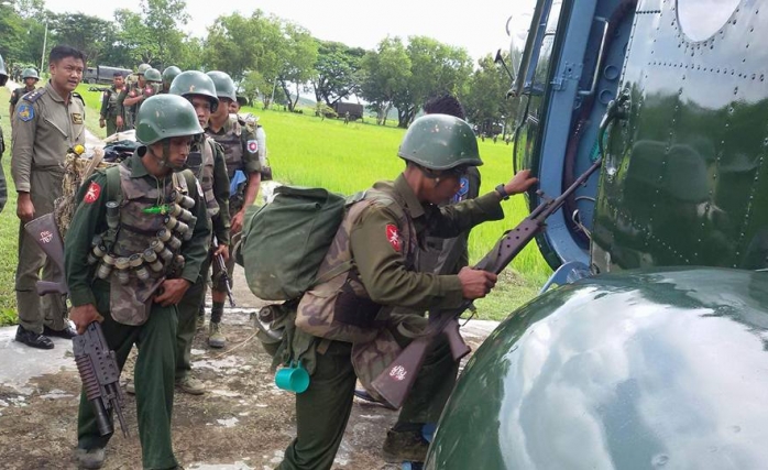 Myanmar Yönetimi, Budistlerden Silahlı Milisler Kurdu