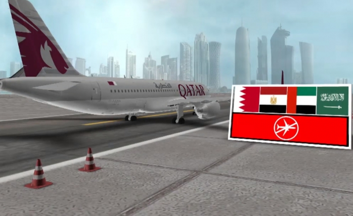 Suud'dan Katar'a Uçak Tehdidi