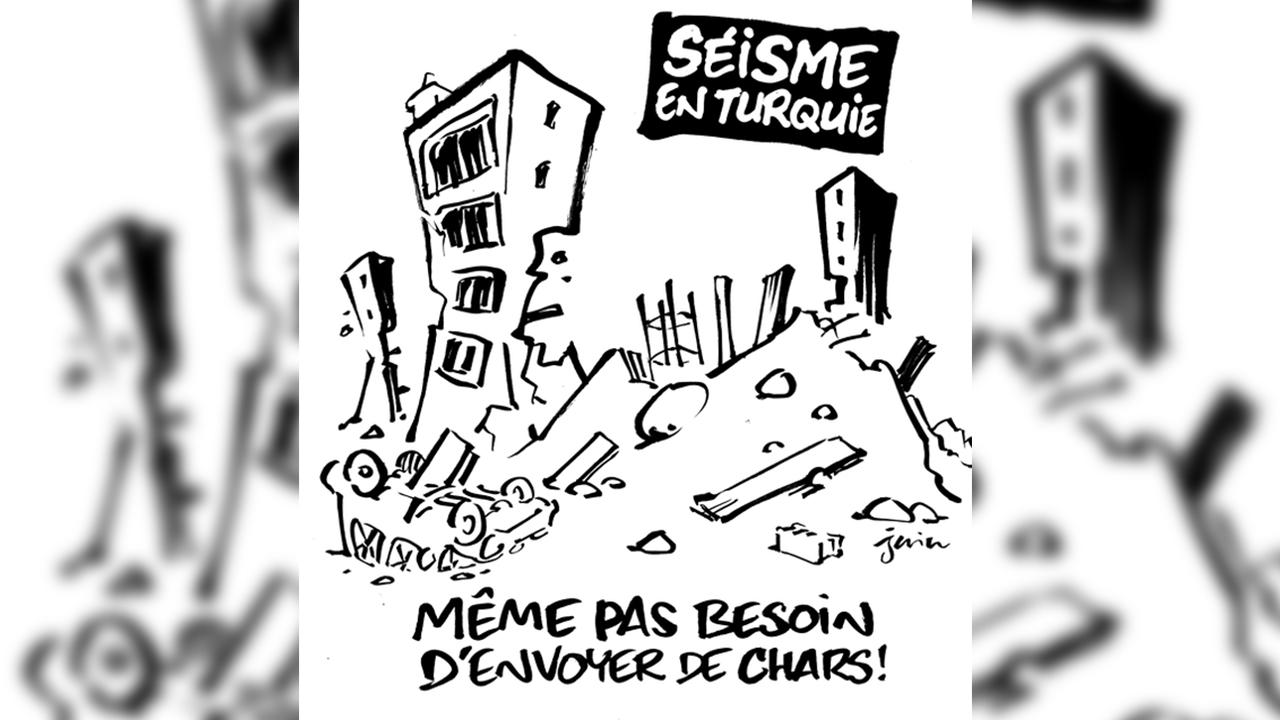 Yabancı Dergide Skandal Deprem Karikatürü!