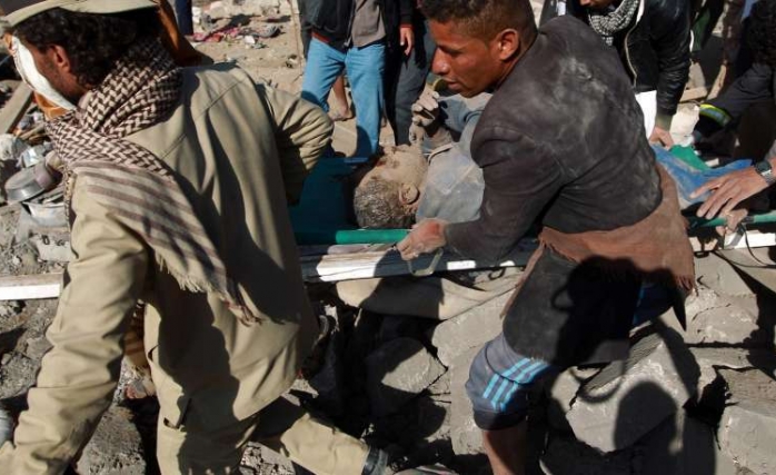 Yemen Amerika bombalarıyla vuruldu