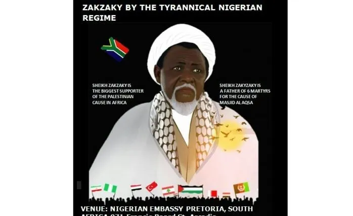 Güney Afrika’da Zakzaki'ye Destek Eylemi