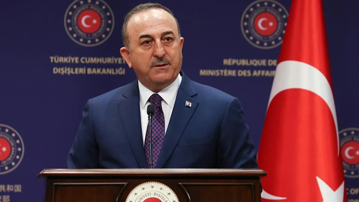 Çavuşoğlu'ndan İsrail ve Filistin Açıklaması