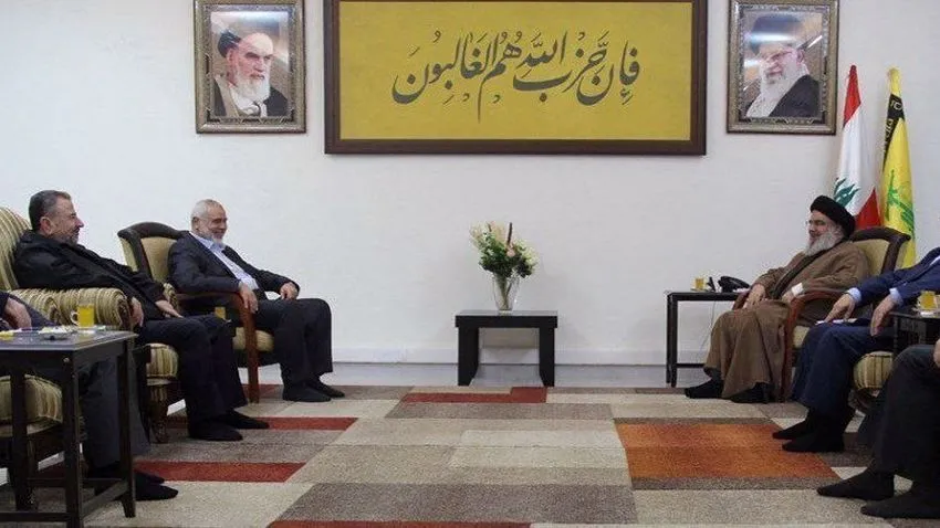 Nasrallah-Heniyye Fotoğrafı İsrail Gündeminde