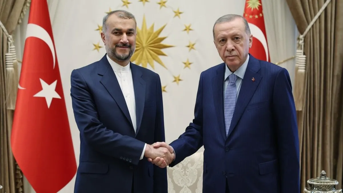 Erdoğan, İran Dışişleri Bakanı'nı Ağırladı