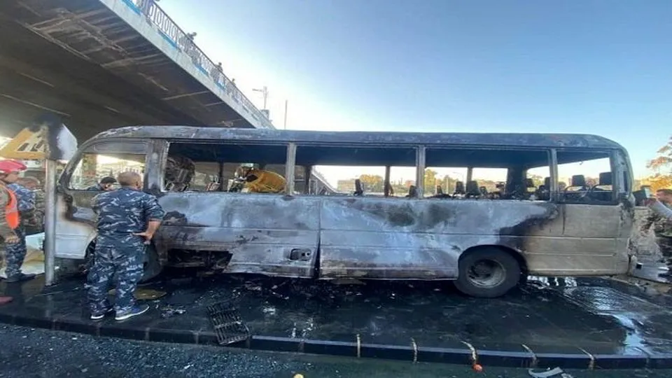 Suriye'de Askeri Otobüse Saldırı