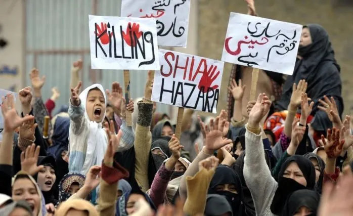 Pakistan Öldürülen Hazaralılar için Eylemde