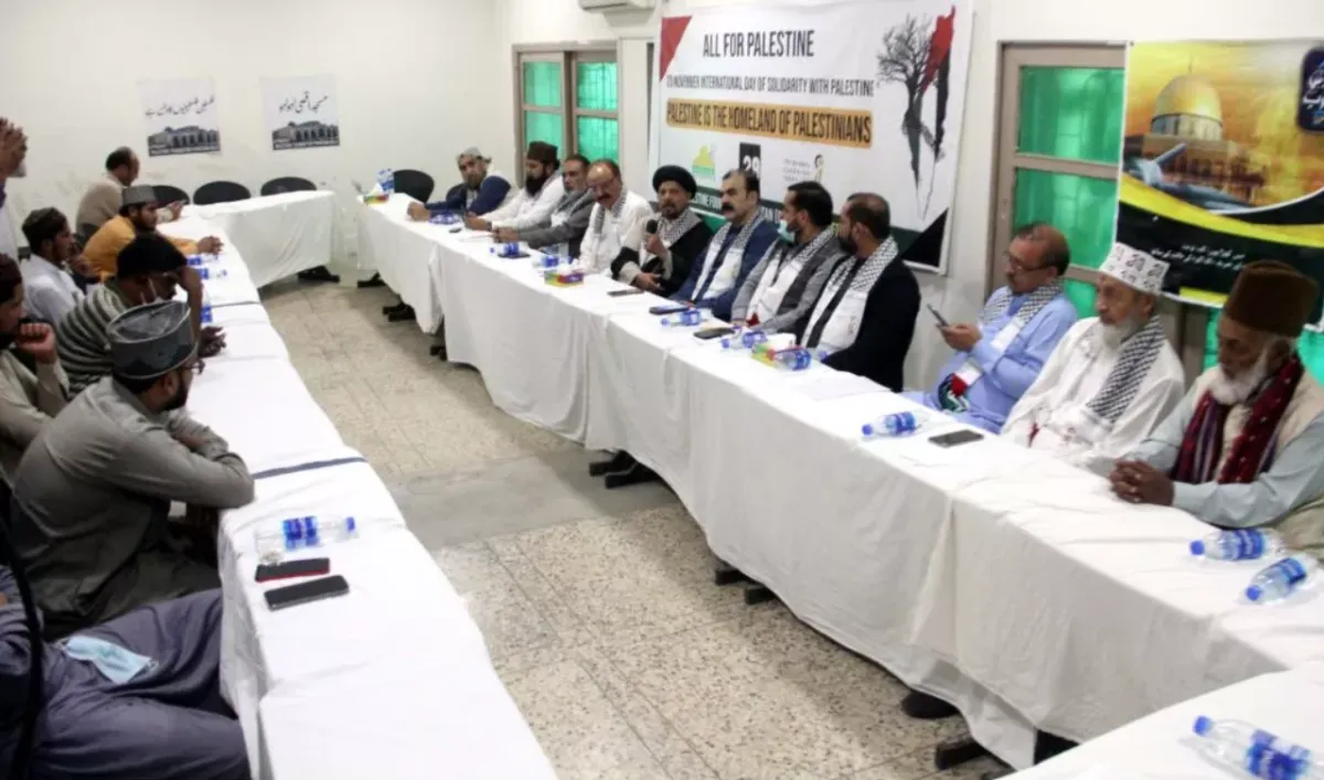 Pakistan'da Filistin'le Dayanışma Toplantısı