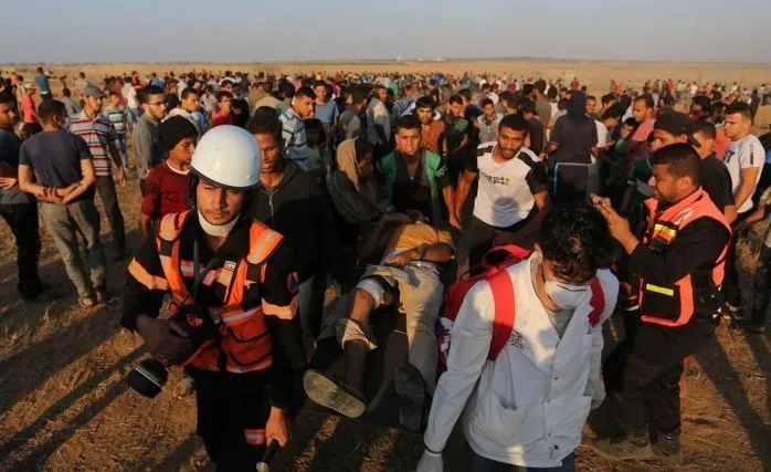 Büyük Dönüş Yürüyüşü: 15 Fi̇li̇sti̇nli̇ Yaralandı