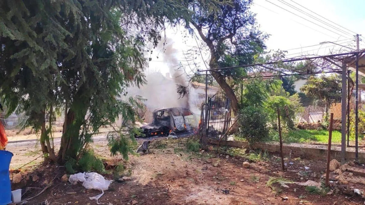 Hizbullah İsrail Askeri Aracını Vurdu