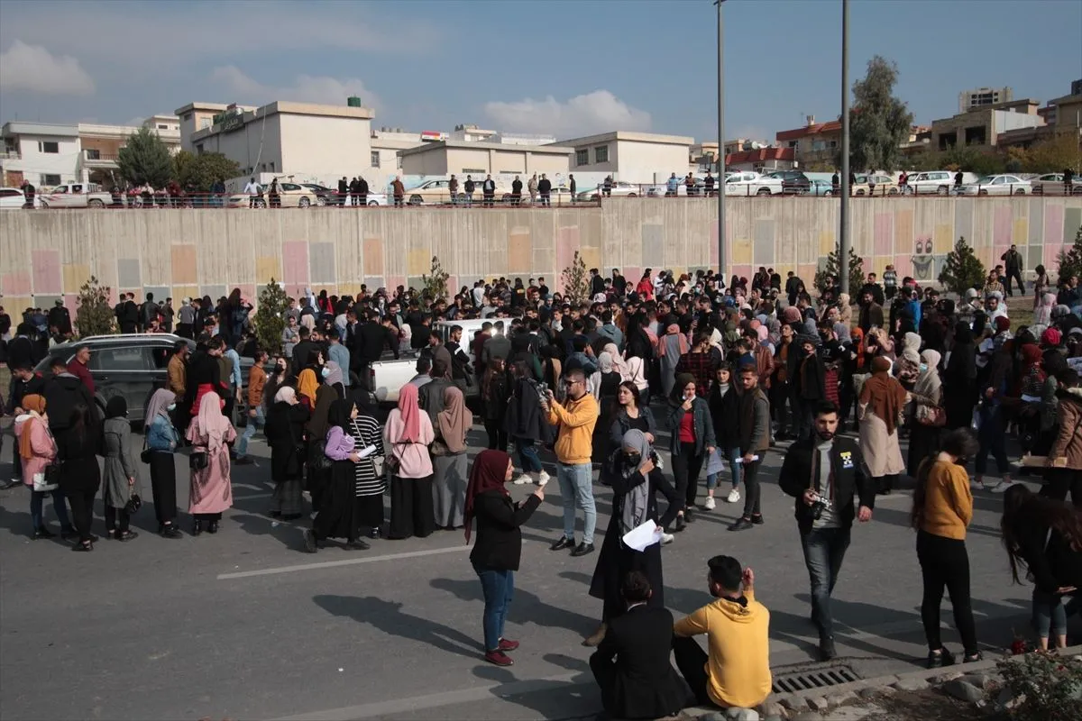Süleymaniye'de Öğrenci Gösterileri