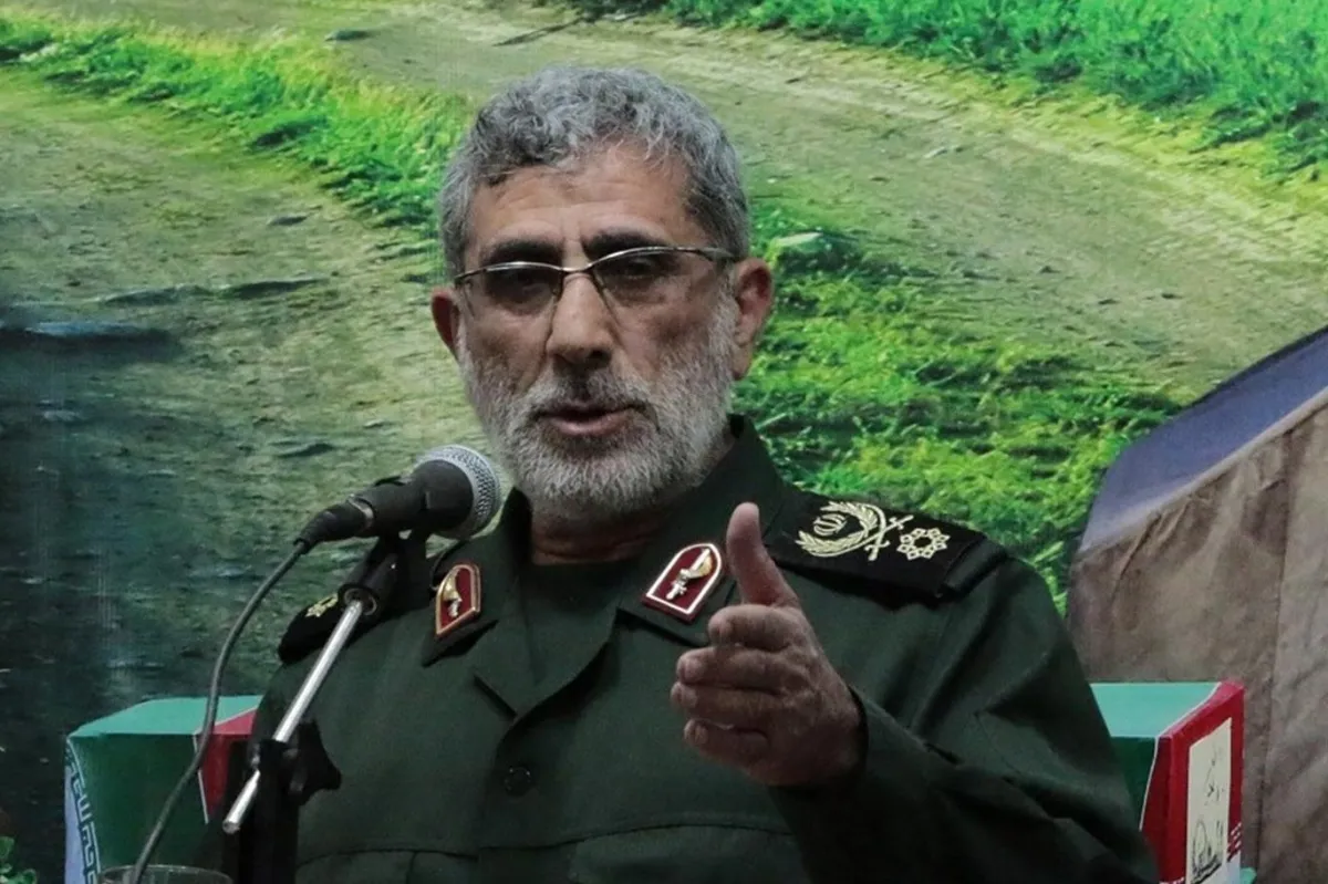 Kudüs Gücü Komutanı Irak'ta