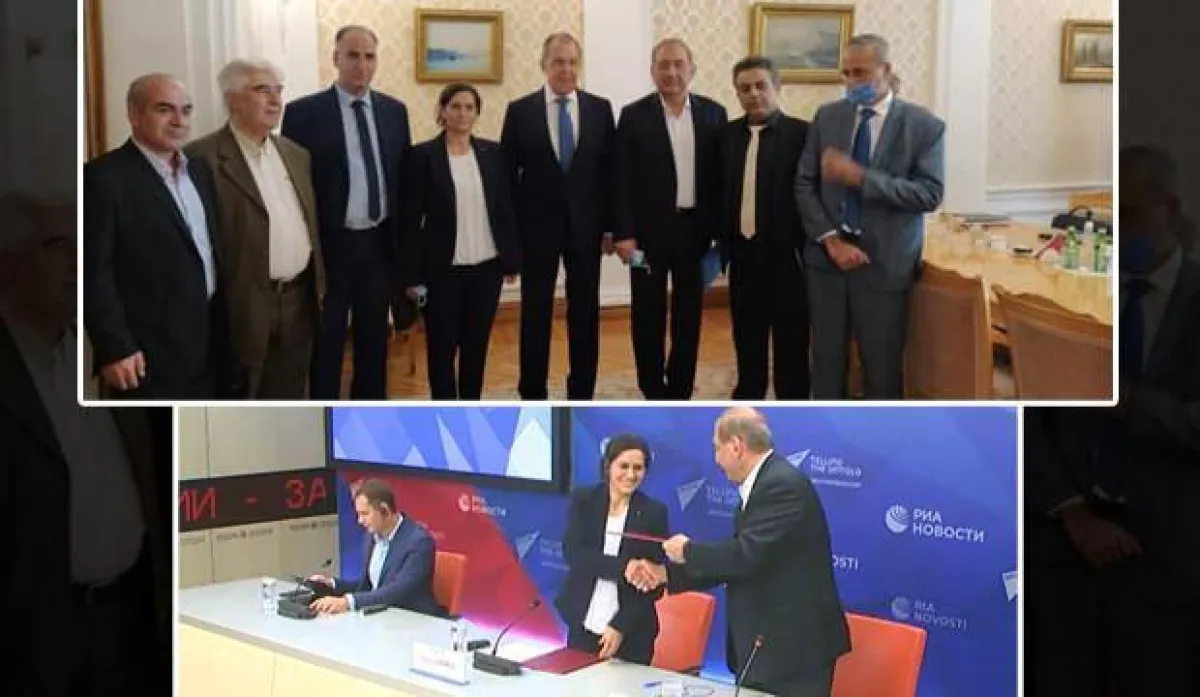 İlham Ahmed Moskova'da