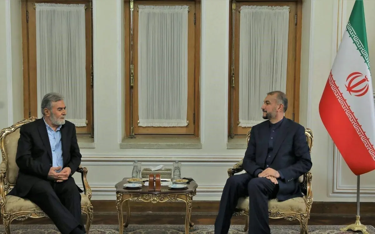 İran Dışişleri Bakanı Filistinli Liderle Görüştü